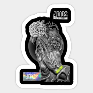 "ADIOS" WHYTE - STREET WEAR URBAN STYLE Sticker